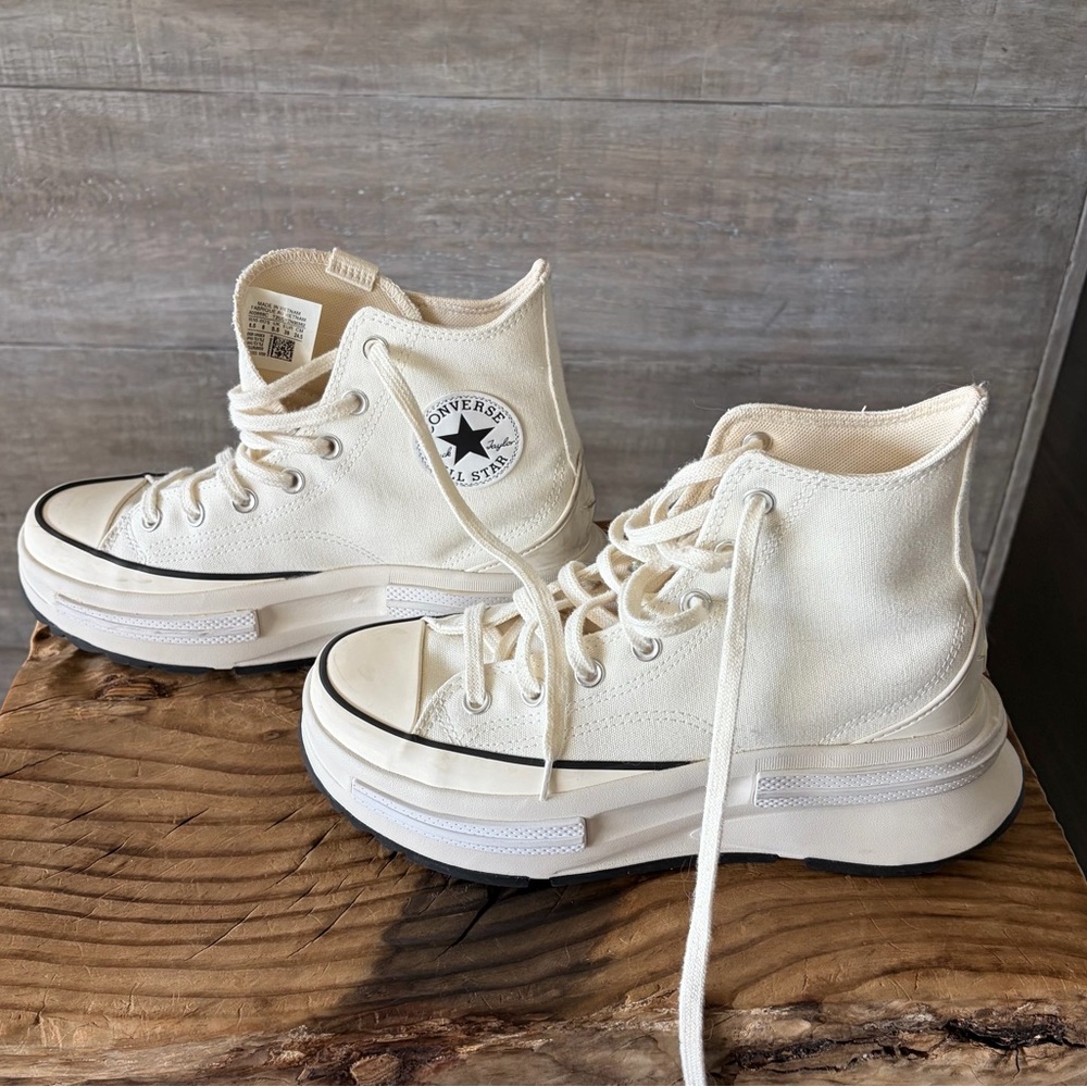 Converse Women's Off-White High-Top Sneakers